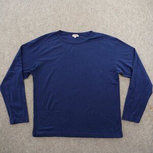 Knickerbocker NYC Shirt Mens Extra Large Blue Long Sleeve Crewneck Pullover